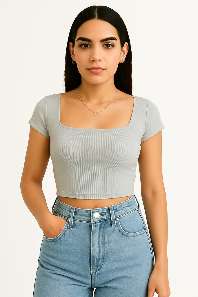 Haut Slim-Fit Chic Top